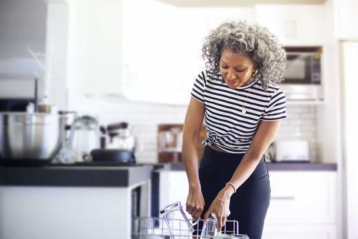 Women Loading A Dishwasher