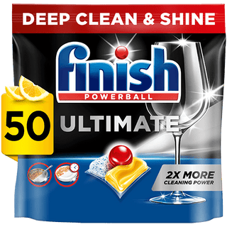 Finish Ultimate Dishwasher Detergent 50 Tablets Lemon