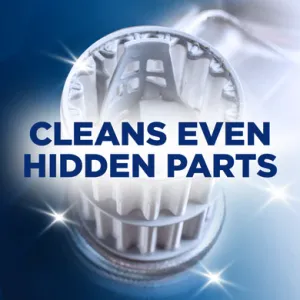 Cleans Even Hidden Parts