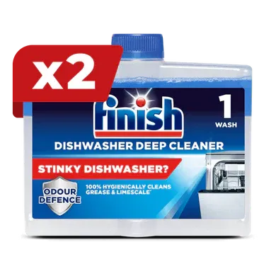 Finish Dishwasher Cleaner Twin Pack